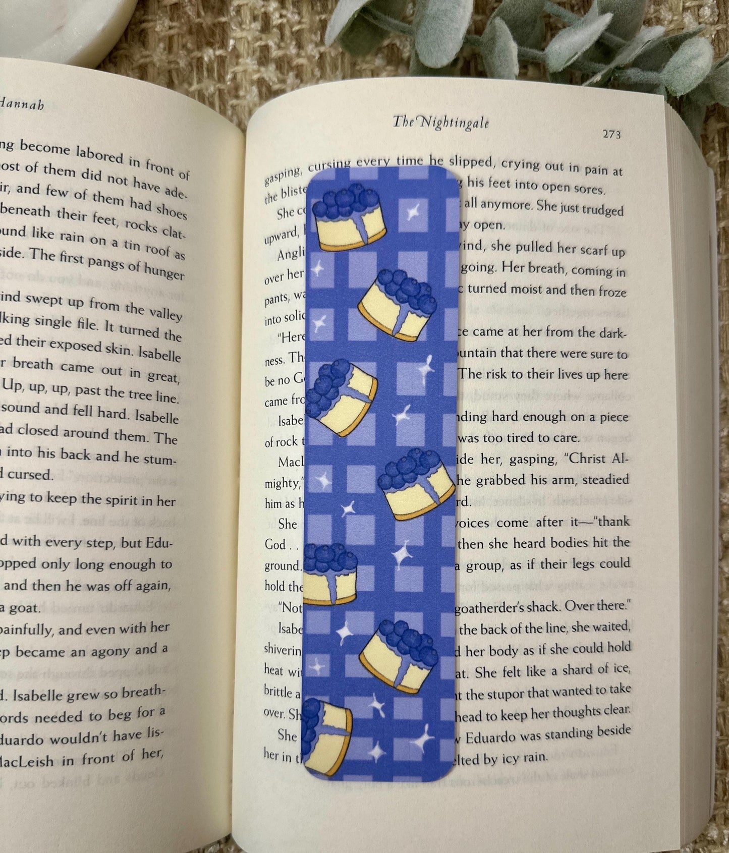 Blueberry Cheesecake Bookmark