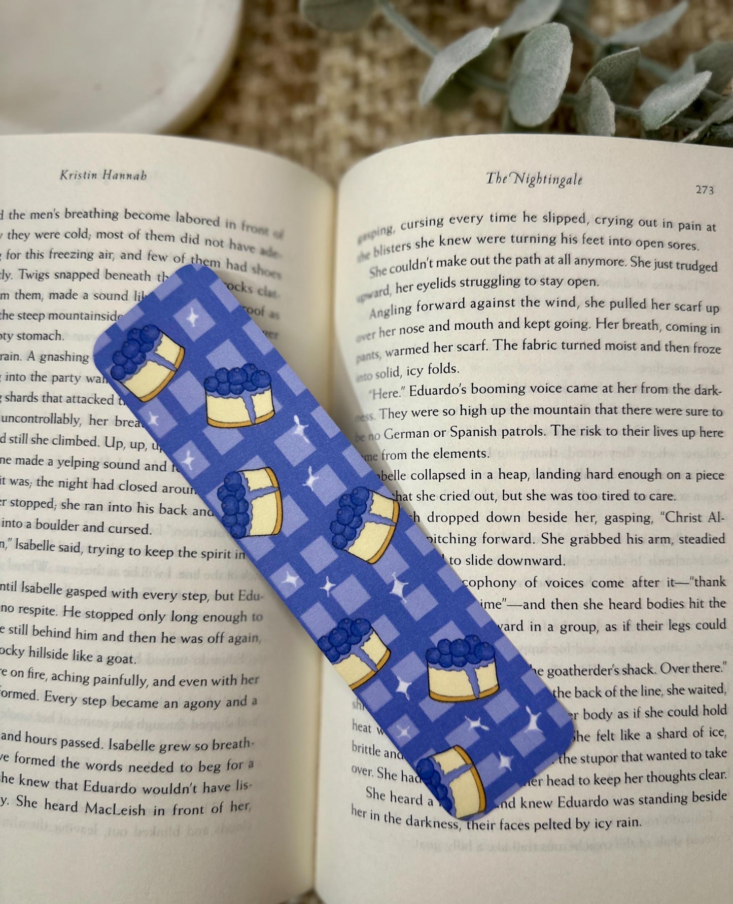 Blueberry Cheesecake Bookmark