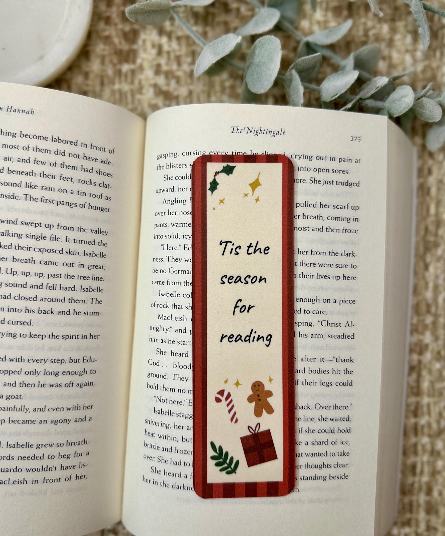 Christmas Bookmark | Holiday Reading Bookmark