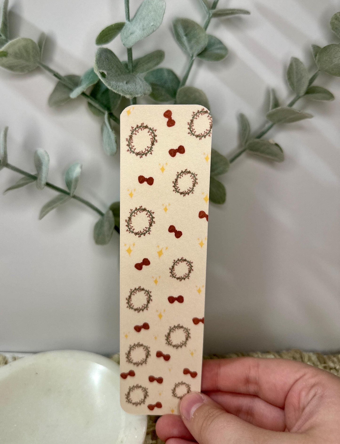 Christmas Wreath Bookmark