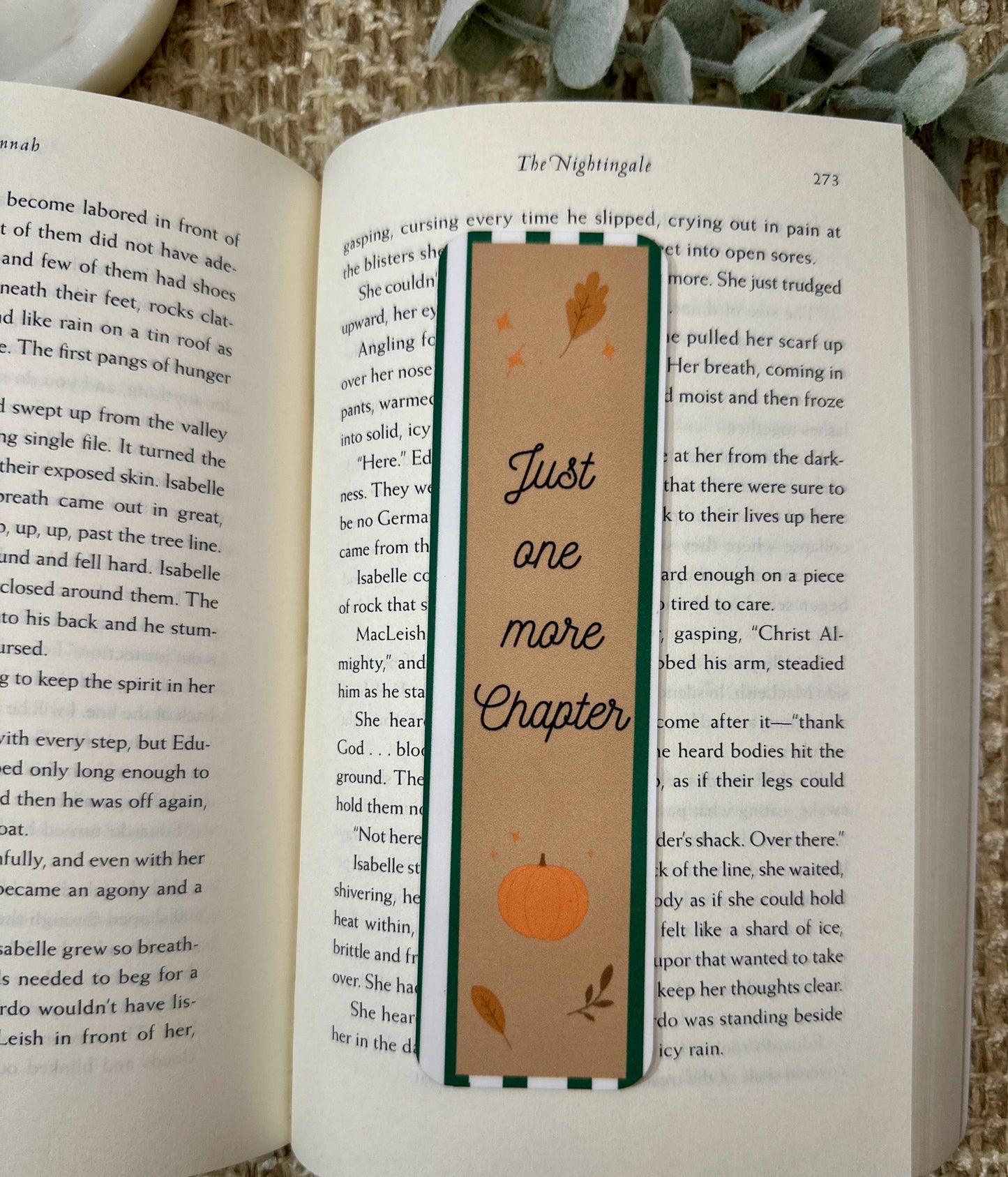 Fall Just One More Chapter Bookmark