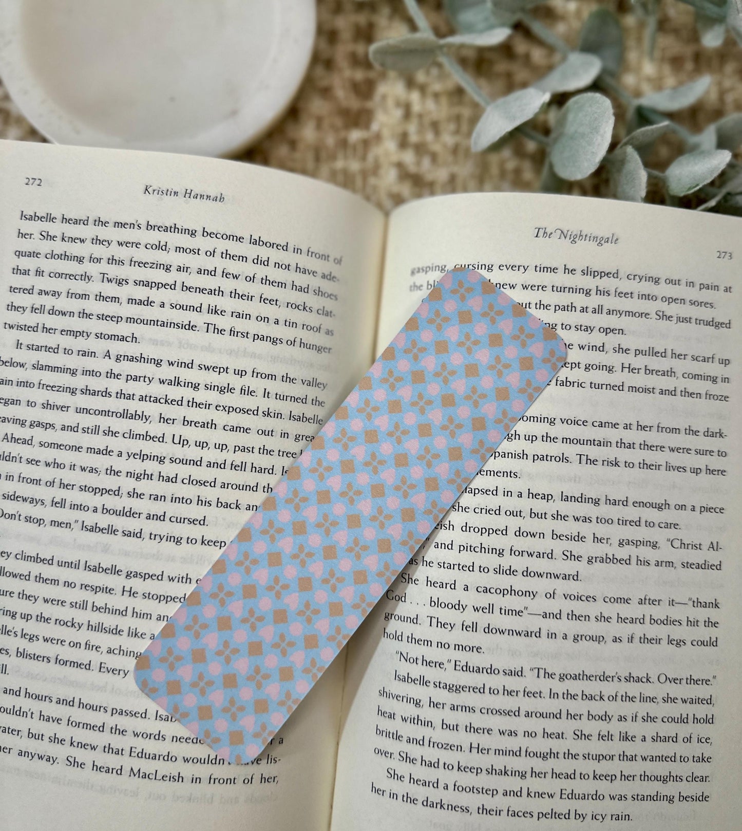 Pastel Geometric Bookmark