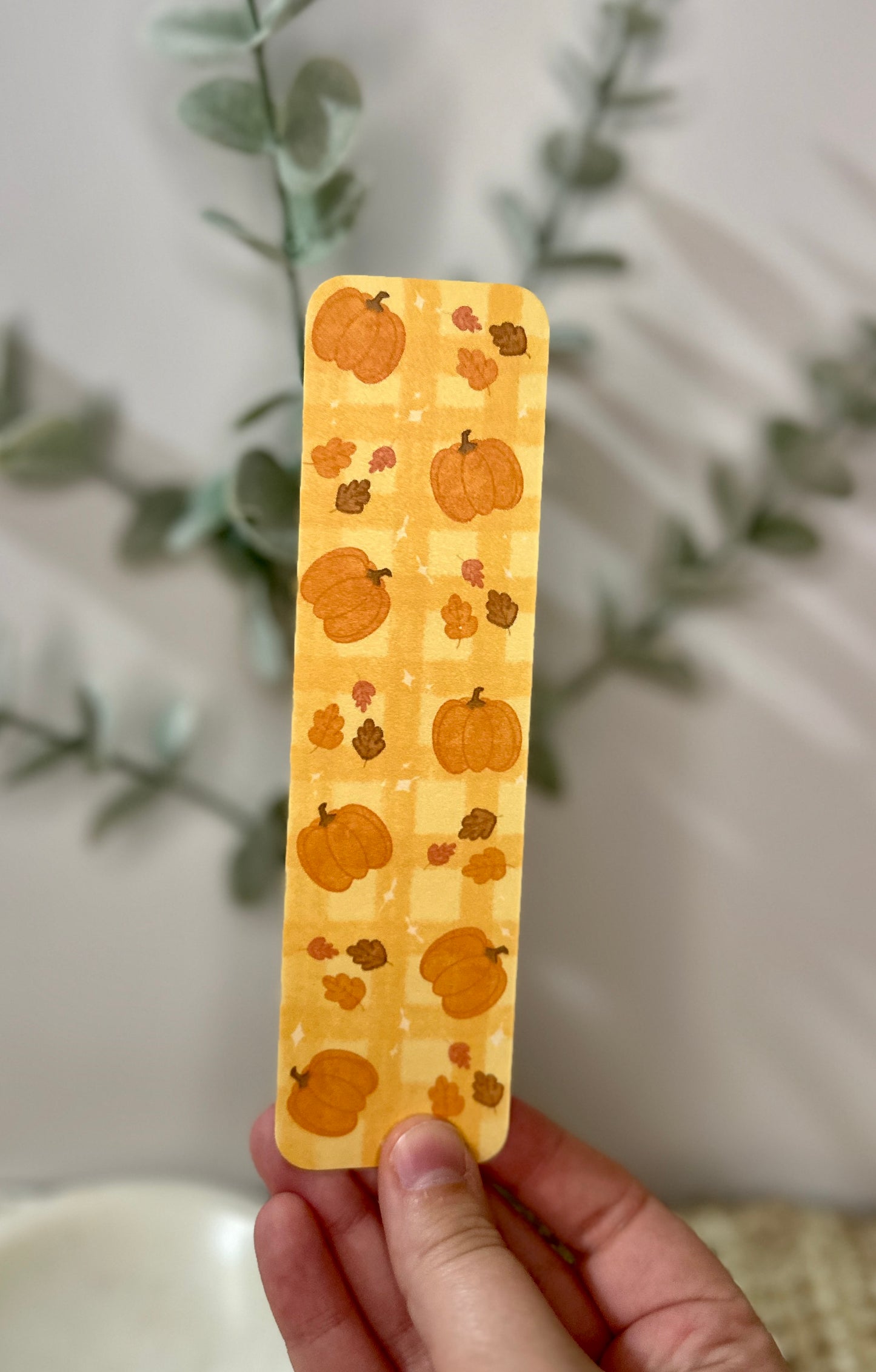 Pumpkin Fall Bookmark | Cute Autumn Reading Accessory