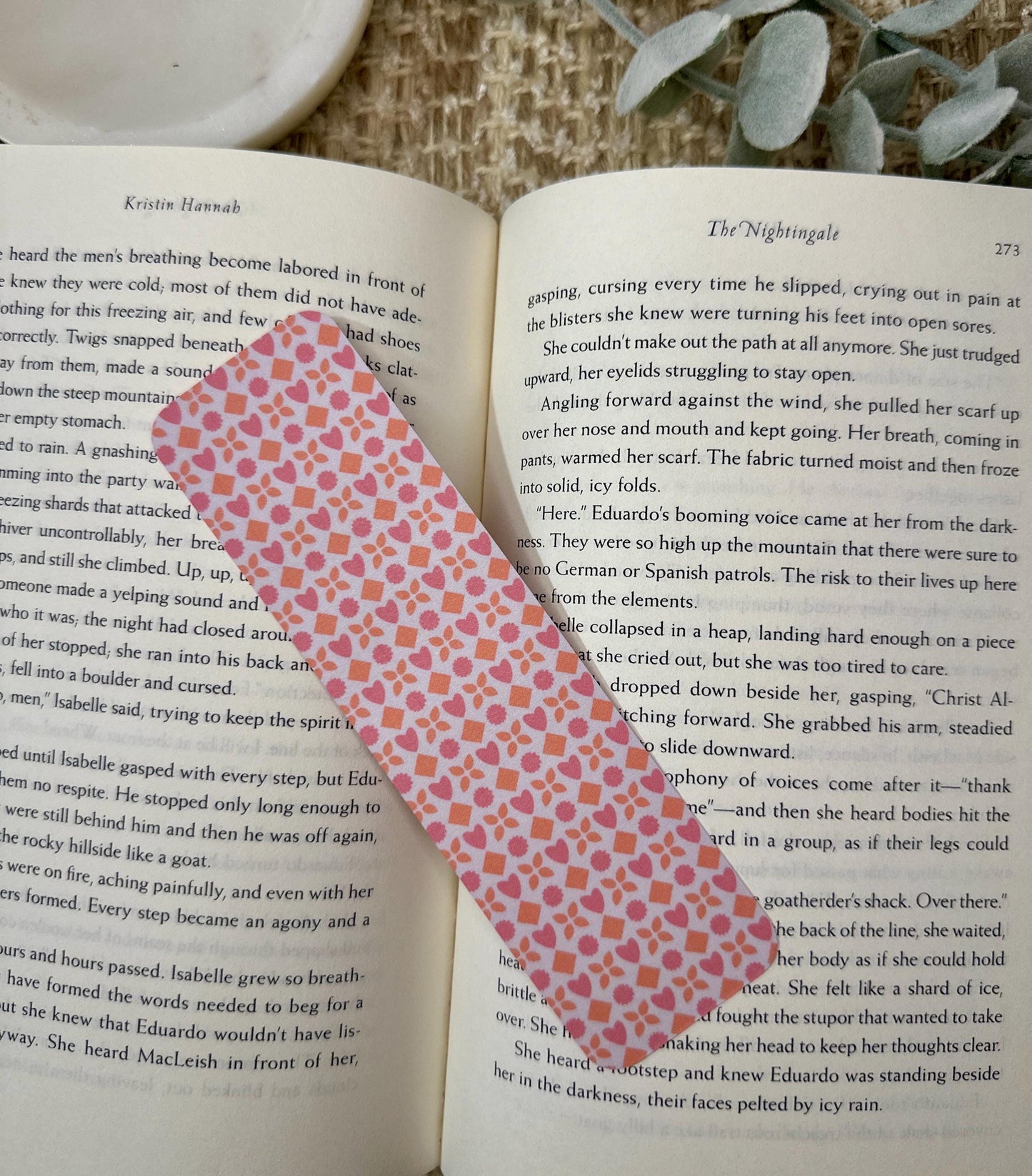 Pastel Geometric Bookmark