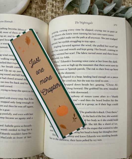 Fall Just One More Chapter Bookmark